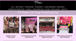 Desktop Screenshot of pernadancecenter.com